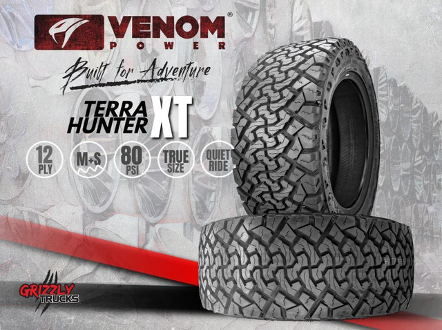 33 35 37 Venom Power Tires !! Mud Tires RT Tires Rugged All Terrains in 10 PLY! FREE SHIPPING!!! in Tires & Rims in Alberta - Image 4