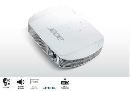 ACER C205 Portable LED Battery Powered Projector - FWVGA (854 x in General Electronics in West Island - Image 2