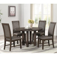 Wildon Home® Nayisha 4 - Person Rubber Solid Wood Dining Set