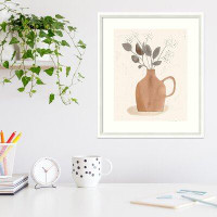 Joss & Main La Planta II (Floral Vase) by Victoria Barnes - Picture Frame Painting Print on Paper