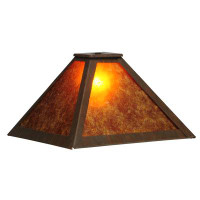 Foundry Select Foundry Select ADB98D75B4334EF5946855AA4B831E48 Mission Prime Lamp Shade, 11 sq. in.