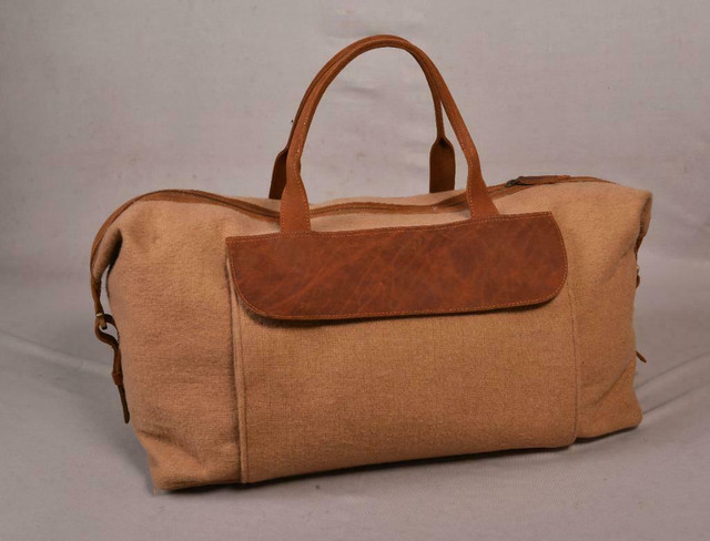 Leather Duffle Bags- Overnight/ Weekender DUFFLE BAGS- HANDMADE in Men's - Image 4