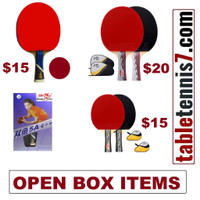 + Premium Open Box Ping Pong Paddles | ITTF Approved Table Tennis Racket +