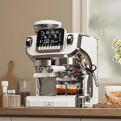 InQRacer Stainless Steel Semi Automatic Premium Espresso Machine Coffee Maker in Coffee Makers