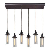 17 Stories Rawlings 6-Light Cluster Cylinder Pendant