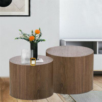 Millwood Pines MDF With Ash/Oak/Walnut Veneer Sidetable/Coffee Table/End Table/Ottoman