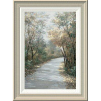 Global Gallery 'Shades of Autumn' by Diane Romanello Framed Painting Print