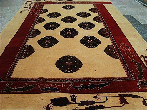 Elephant Foot Print Bokhara Afghan Vege Dyed Area Rug Hand Knotted Carpet (7.5 X 5)' in Rugs, Carpets & Runners