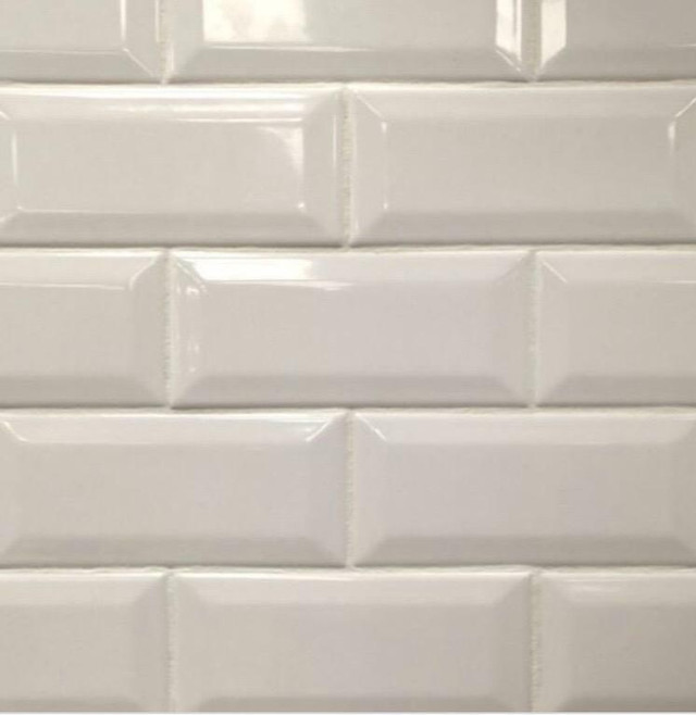 ***Instant CURBSIDE PICKUP*** Subway tile bevel 4x12  only $2.99 NEW ARRIVAL in stock beveled edge 3 COLORS IN STOCK!! in Floors & Walls in Windsor Region - Image 2