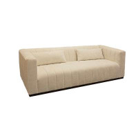 Latitude Run® Storme Sofa - Ivory,2 Pillows