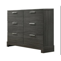 Loon Peak Gerlanda Grey Oak 6-Drawer Dresser