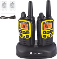 Communicate better with your team! Midland X-Talker Two-Way Yellow Radios