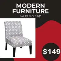 Printed Accent Chair on Sale !! Huge Accent Furniture Sale Toronto !!