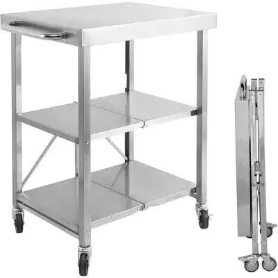This work table is NSF certified featuring long-term use and corrosion resistance really easy to cle...