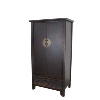 DYAG East Hand Carved Apron Antique Armoire
