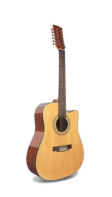 Free Shipping! 12 string Acoustic Electric Guitar  Built in Tuner, EQ Natural PPG536 in Guitars - Image 2