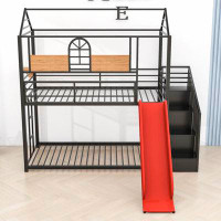 Harper Orchard Streeter Kids Twin Over Twin Bunk Bed
