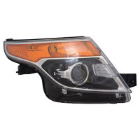 Head Lamp Passenger Side Ford Explorer Limited 2011-2015 With Hid High Quality , FO2519127