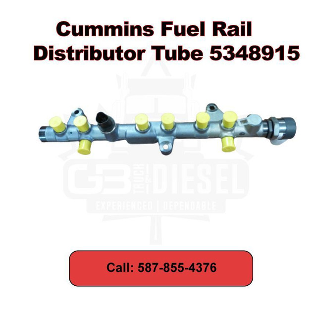 Cummins  Fuel Rail Distributor Tube 5348915 in Engine & Engine Parts