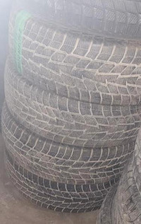 USED SET OF  WINTER MOTOMASTER 225/60R17 75% TREAD WITH INSTALL
