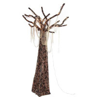 Haunted Hill Farm Haunted Hill Farm 8.5-Ft. Orgone The Ghost Tree, Prelit Indoor Or Covered Outdoor Halloween Decoration