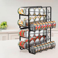Rebrilliant 2 Pack Can Rack Organizer Stackable Can Storage Dispenser Pantry Organization Storage Holds Up To 34 Cans Fo