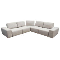 Diamond Sofa Canapé modulaire d'angle large 120 po Jazz