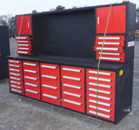 NEW 40 DRAWER 10 FT WORK TOOL BENCH & CABINETS 10FT40D
