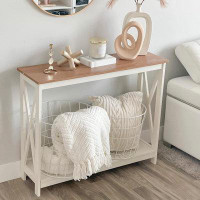 Gracie Oaks Raily 4 Legs Coffee Table with Storage