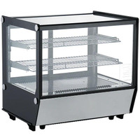 Brand New Counter Top 28 Square Glass Refrigerated Pastry Display Case