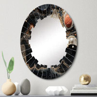East Urban Home Idalena - Modern Wall Mirror Oval