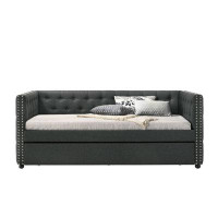 Wildon Home® Twin Daybed  And  Trundle  Fabric
