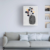 Red Barrel Studio Melissa Wang  'Decorated Vase With Plant III' Canvas Art