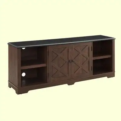 Winston Porter Modern Farmhouse TV Media Stand Large Barn Inspired Home Entertainment Console, For TV Up To 80"
