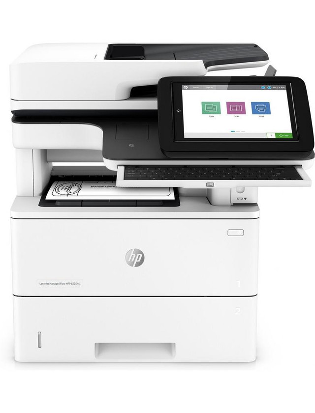 Imprimante / Printer - HP LaserJet Managed Flow MFP E52545c in Printers, Scanners & Fax in Québec - Image 2