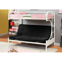 Isabelle & Max™ Futon Bunk Bed, Metal Frame In White Colour
