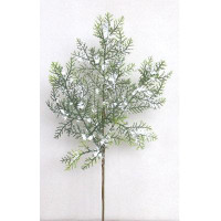 Primrue Snow Covered Cedar Spray Faux Plants And Trees