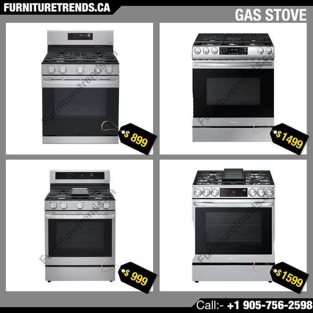 Open box stainless Steel Self clean LG Stove Start from $699.99 in Stoves, Ovens & Ranges in Oshawa / Durham Region - Image 4