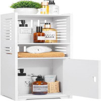 Ebern Designs Multi-Purpose Storage Cabinet Unit, Free Standing Bathroom Furniture Cabinet