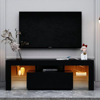 Wrought Studio TV Stand with LED RGB Lights