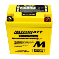 MotoBatt AGM Battery  Yamaha DT125 DT50 XT350 XT500 Motorcycles