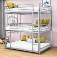 Isabelle & Max™ Alnesha Full Steel Triple Bunk Bed by Isabelle & Max™