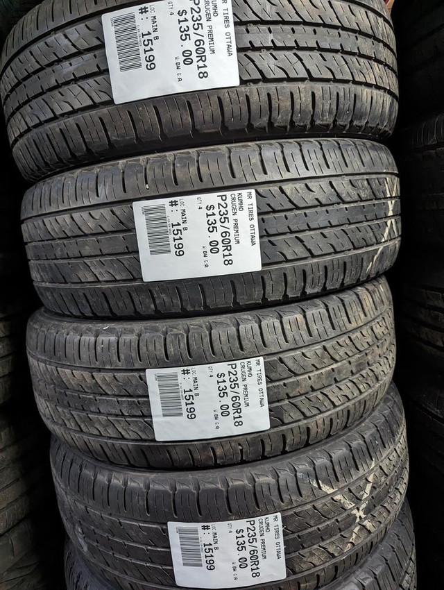 P235/60R18  235/60/18  KUMHO CRUGEN PREMIUM ( all season summer tires ) TAG # 15199 in Tires & Rims in Ottawa