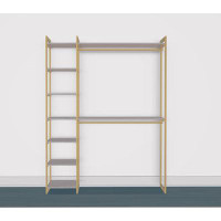 Martha Stewart California Closets The Everyday System 60in W X 20in D Closet System With 9 Shelves Reach-In Set