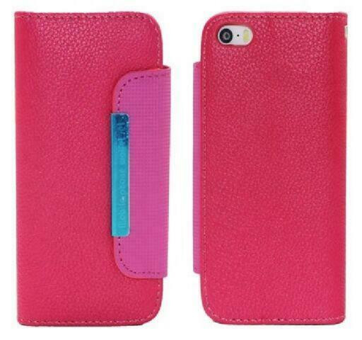 *** $ave 50% *** AOKO Wallet Case - iPhone 5-5S - Pink in Cell Phone Accessories in West Island