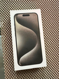 APPLE IPHONE 15 PRO - BRAND NEW SEALED @MAAS_COMPUTERS