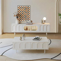 VERONA Home Simple And Stylish Rectangular Living Room Table Set.