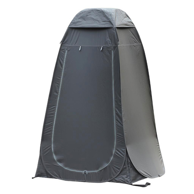 Shower Tent 47.2" L x 47.2" W x 74.8" H Black in Fishing, Camping & Outdoors - Image 2