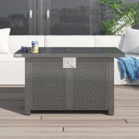 Wade Logan Avalbane 24" H X 42" W Outdoor Fire Pit Table