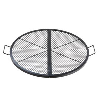 VEVOR VEVOR 36" Foldable Round Cooking Fire Pit Grill Grate X-Marks Heavy-Duty Steel